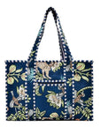 Large Block Print Tote Bag
