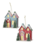 Christmas LED House - approximately 4.5" tall