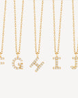 Gold Initial Necklace