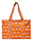 Large Block Print Tote Bag