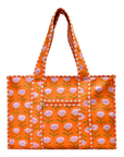 Large Block Print Tote Bag