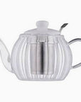 Glass Teapot-Scalloped