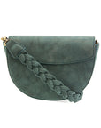 Luna Crescent Crossbody Braided Strap
