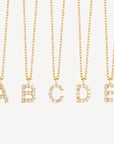 Gold Initial Necklace