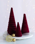 Small Velvet Wrapped Tree