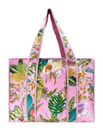 Small Block Print Tote Bag