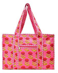 Small Block Print Tote Bag