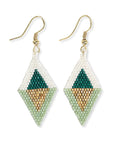 Zelda Flipped Triangle Diamond Earrings