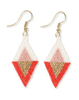 Zelda Flipped Triangle Diamond Earrings