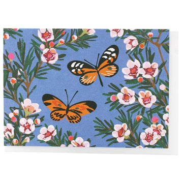 Wax Flowers & Butterflies Boxed Note Cards 10/box