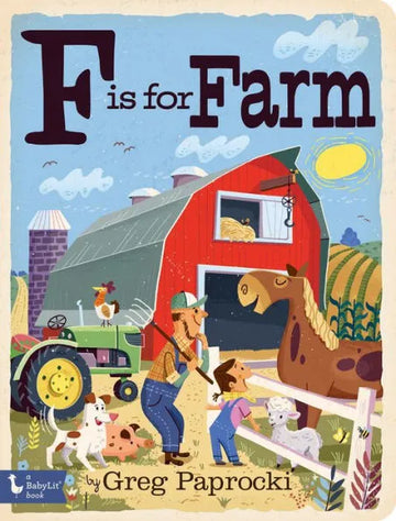 F is for Farm Board Book