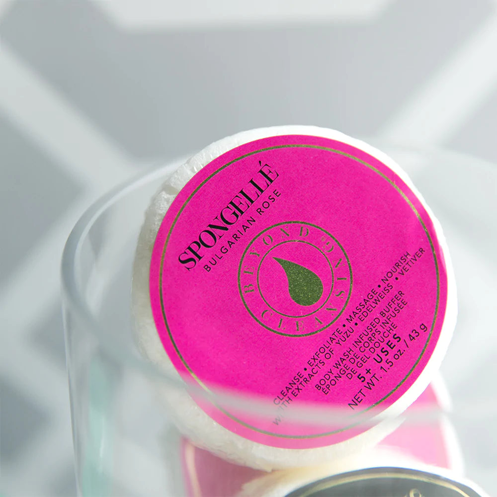 Travel Spongette Body Wash-Infused Buffer