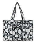 Large Block Print Tote Bag
