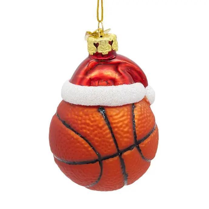Basketball w/ Santa Hat