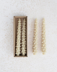 10" Tree Shaped Taper Candles, Set of 2