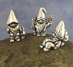 Gnome Miniature Pewter Figurine