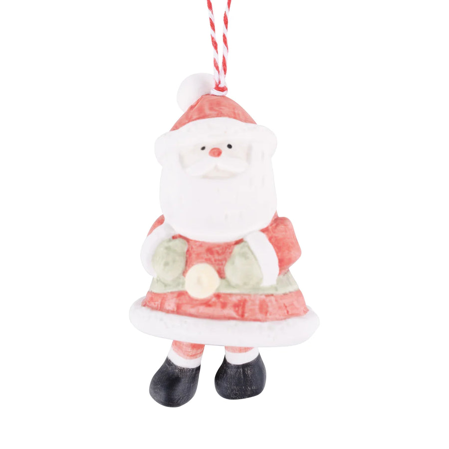 Jolly Santa Ornament