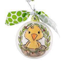 Baby&#39;s 1st Xmas Yellow Chick Ornament