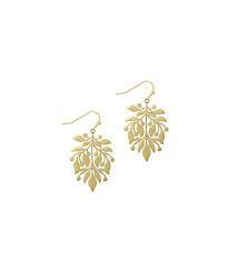 Victorian Floral Gold Earrings
