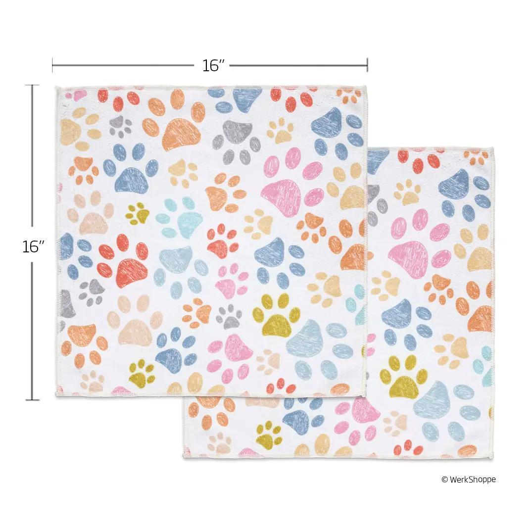 Microfiber Dog Paw Towel