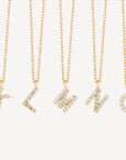 Gold Initial Necklace