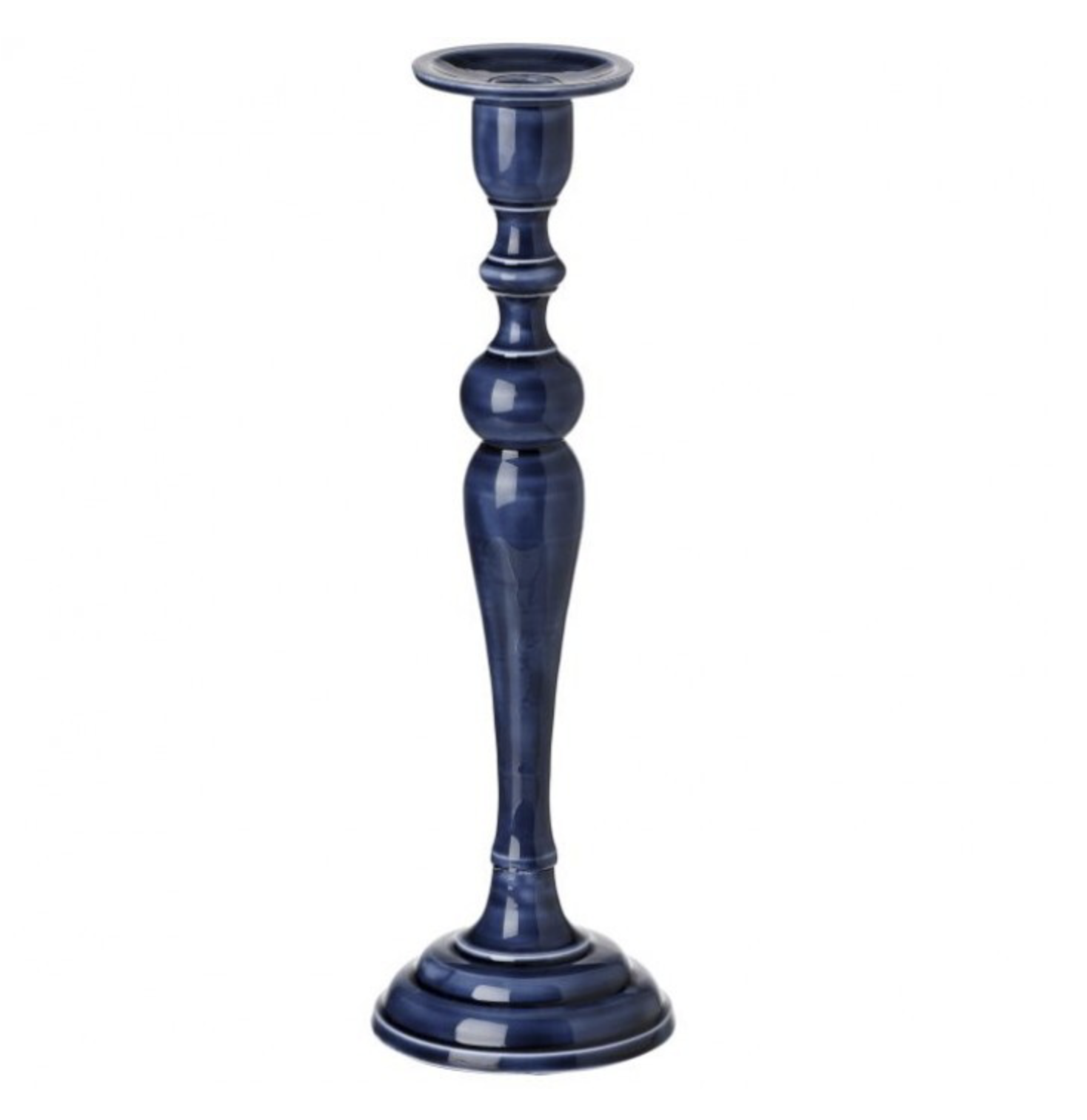 9" Enamel Candlestick