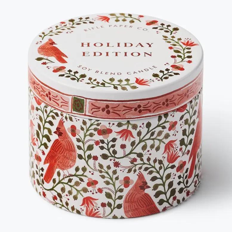 Cardinal Holiday Candle