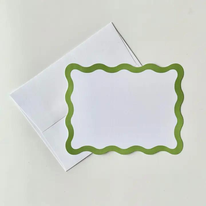 Scallop Edge Flat Note