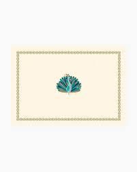 Peacock Boxed Note Cards