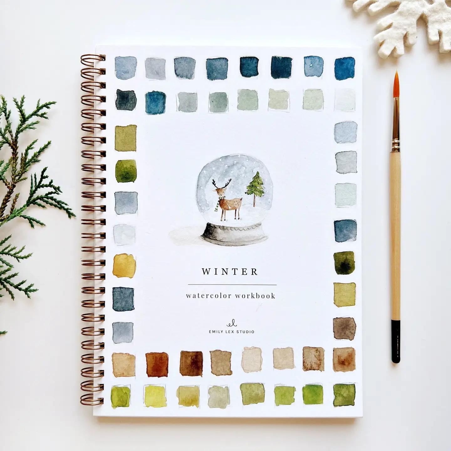 Watercolor Workbook/Paint set