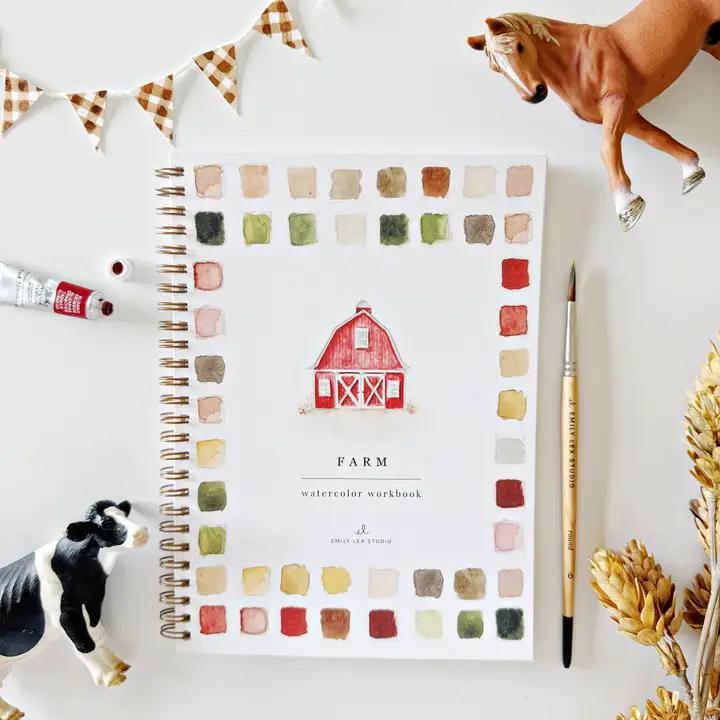 Watercolor Workbook/Paint set