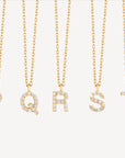 Gold Initial Necklace