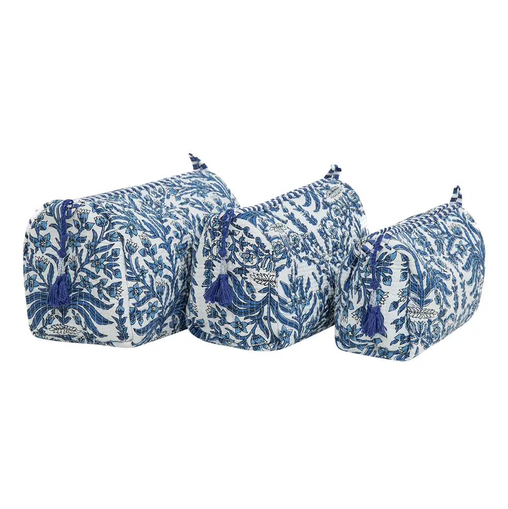 Quilted Cosmetic Bag
