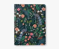 2024 Peacock 17 Month Hardcover Spiral Planner