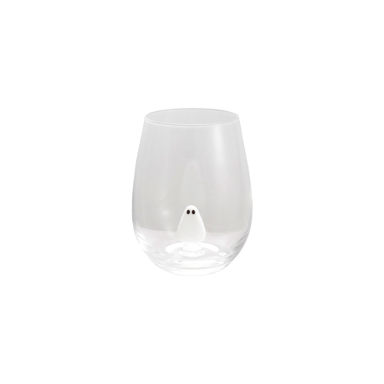 Stemless Wine Glass w/ Ghost