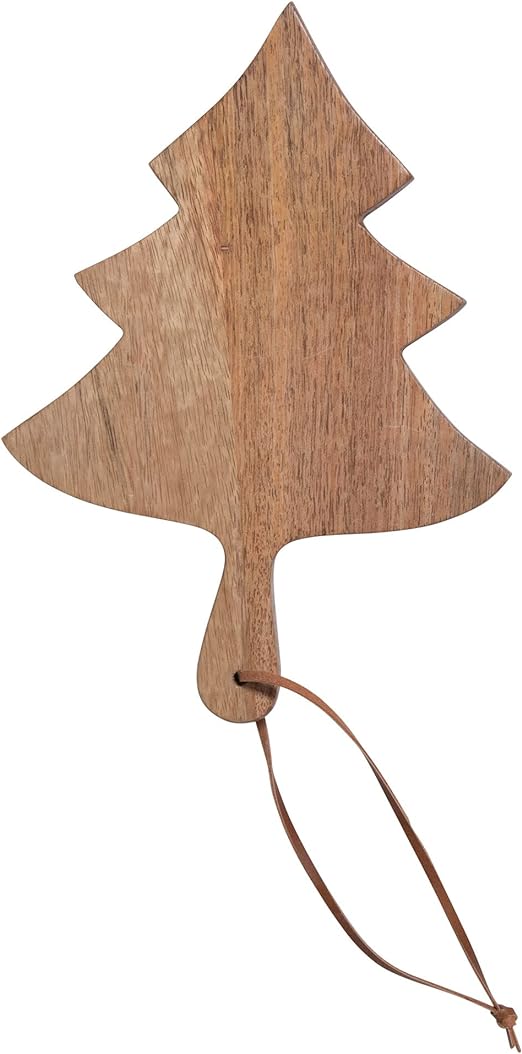 Christmas Tree Cheese/Cutting Board with Tie