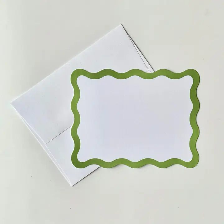 Scallop Edge Flat Note