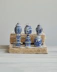 Stoneware Ginger Jars Ornaments-Asst.