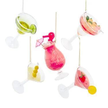 Cocktail Ornament 5/asst