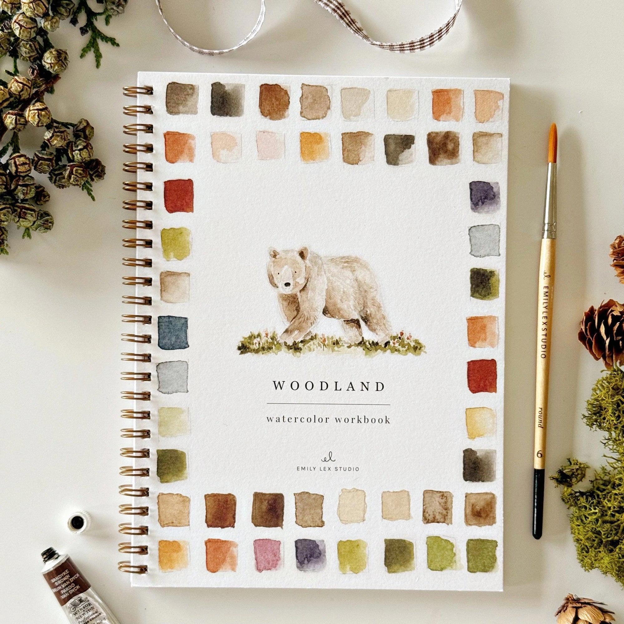 Watercolor Workbook/Paint set