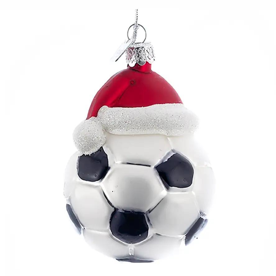 Soccer Ball w/ Santa Hat