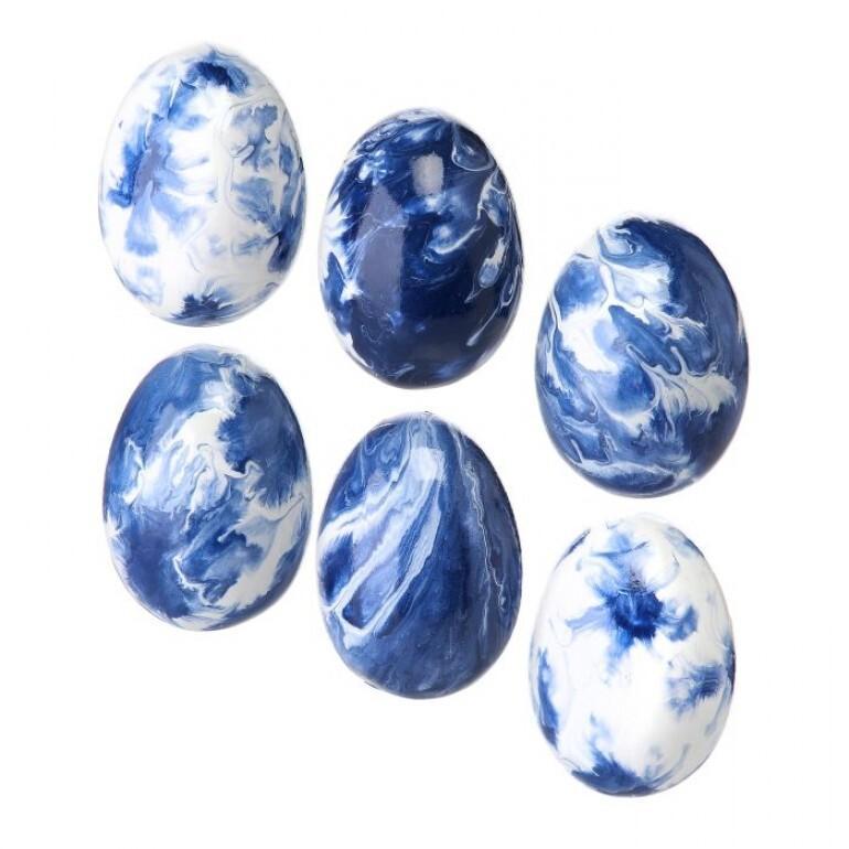 Terracotta Blue/White Eggs