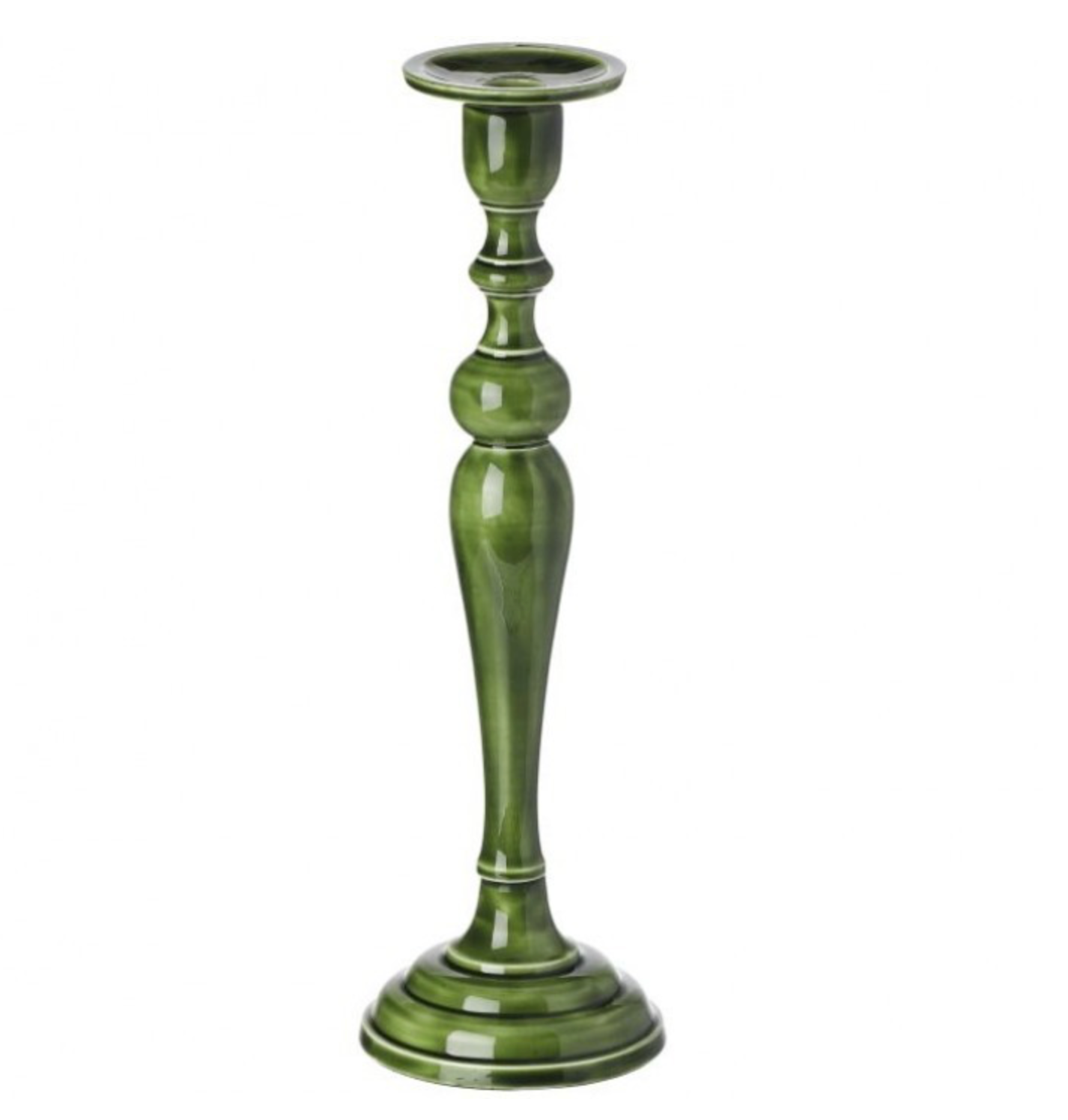 9" Enamel Candlestick