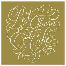 Let Them Eat Cake Cocktail Napkin
