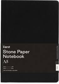 Karst A5 Blank Softcover Notebook Black