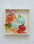 Glass Finial Ornaments/Asst