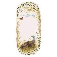 Thankful Turkey Table Card