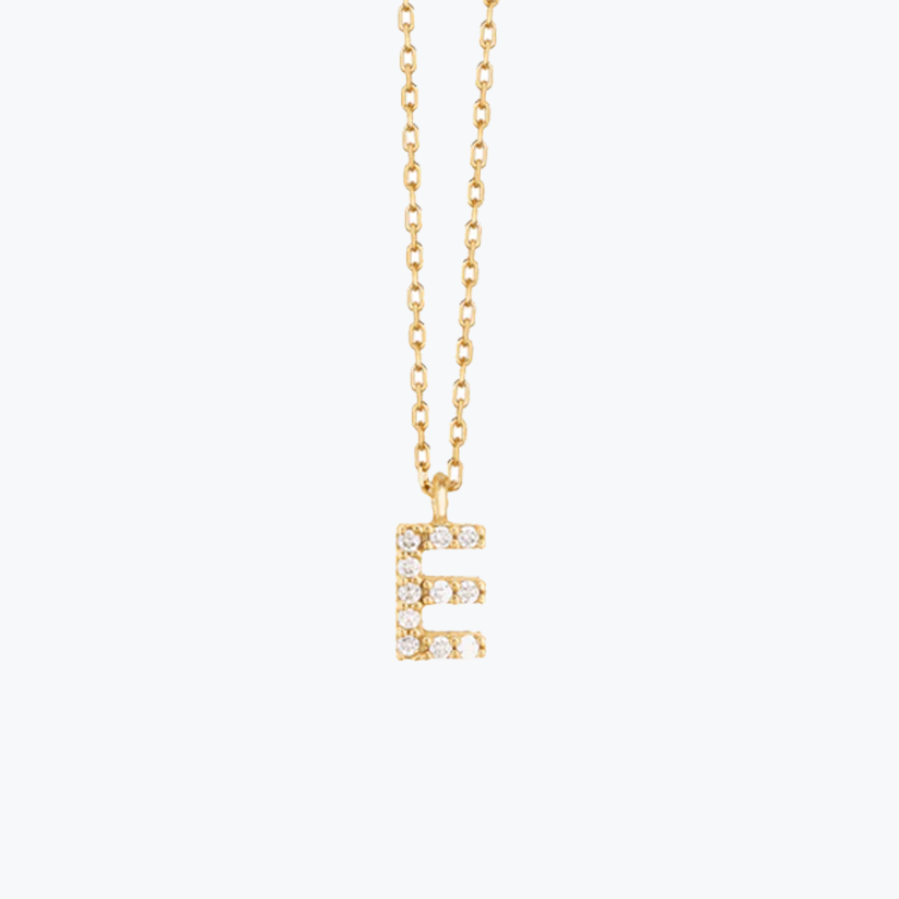 Gold Initial Necklace