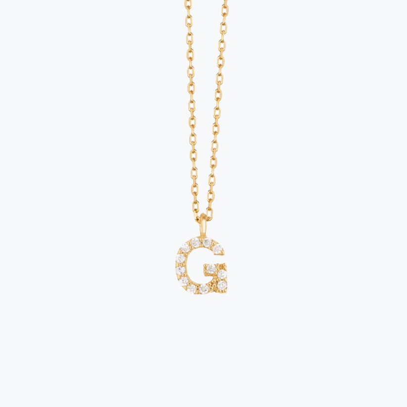 Gold Initial Necklace