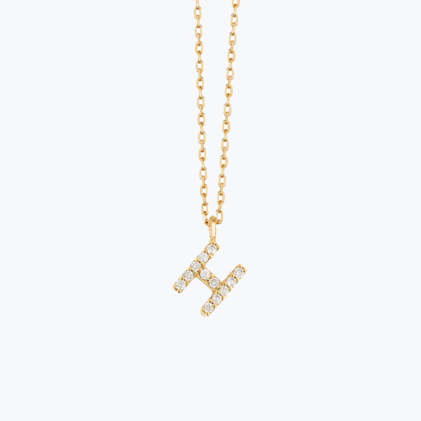 Gold Initial Necklace